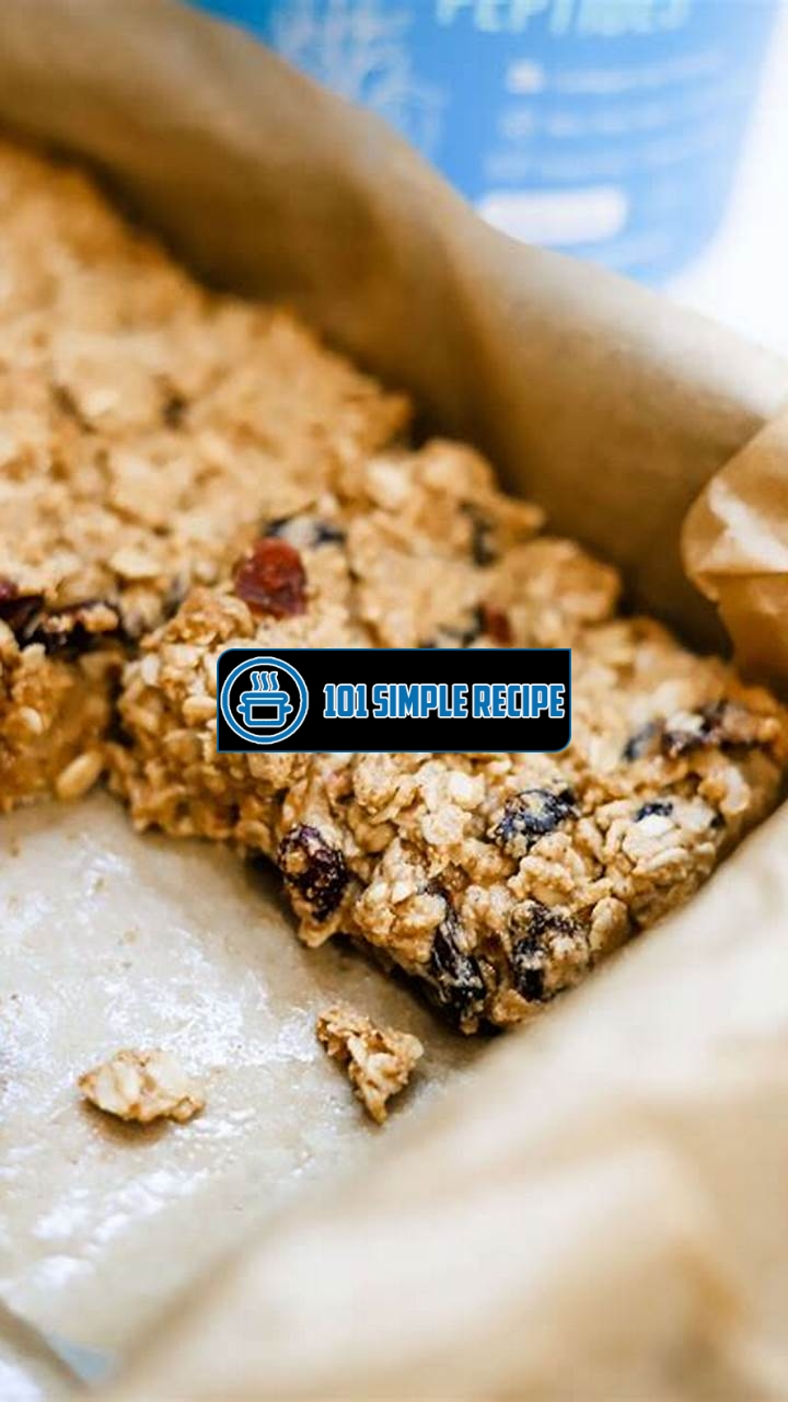 No Bake Oatmeal Bars with Almond Butter | 101 Simple Recipe