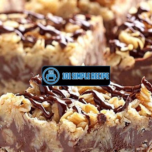 Delicious No Bake Oatmeal Cookie Bars: A Healthy and Quick Snack! | 101 Simple Recipe