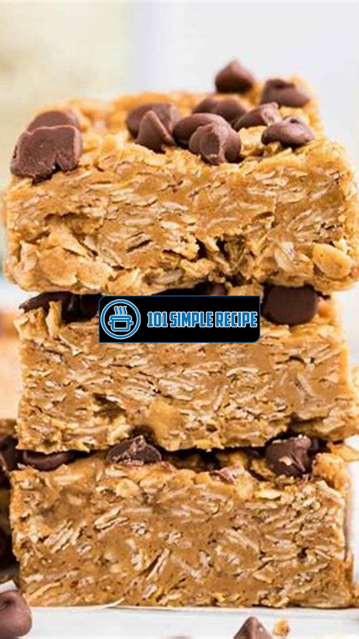 No Bake Peanut Butter Oatmeal Bars Recipe | 101 Simple Recipe