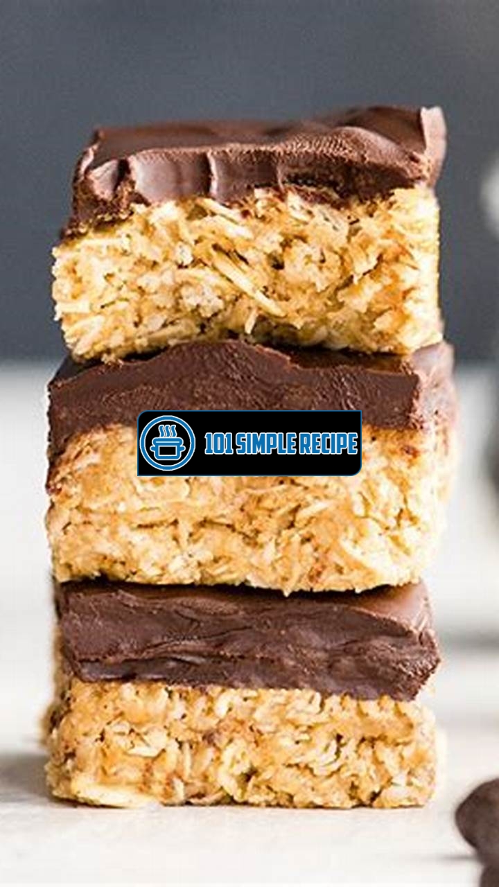No Bake Peanut Butter Oatmeal Bars with Coconut Oil | 101 Simple Recipe