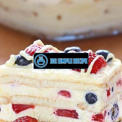 Refreshingly Delicious Summer Berry Icebox Cakes | 101 Simple Recipe