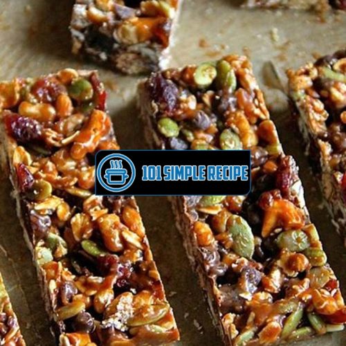 Discover Delicious No Bake Trail Mix Bars | 101 Simple Recipe