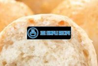 Delicious Homemade No Yeast Dinner Rolls | 101 Simple Recipe