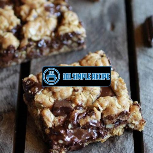 Indulge in Irresistible Oatmeal Dark Chocolate Bars | 101 Simple Recipe