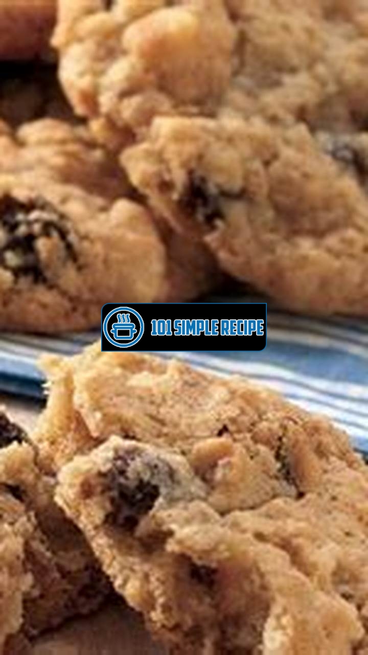 Delicious Oatmeal Raisin Cookies Recipe by Betty Crocker | 101 Simple Recipe