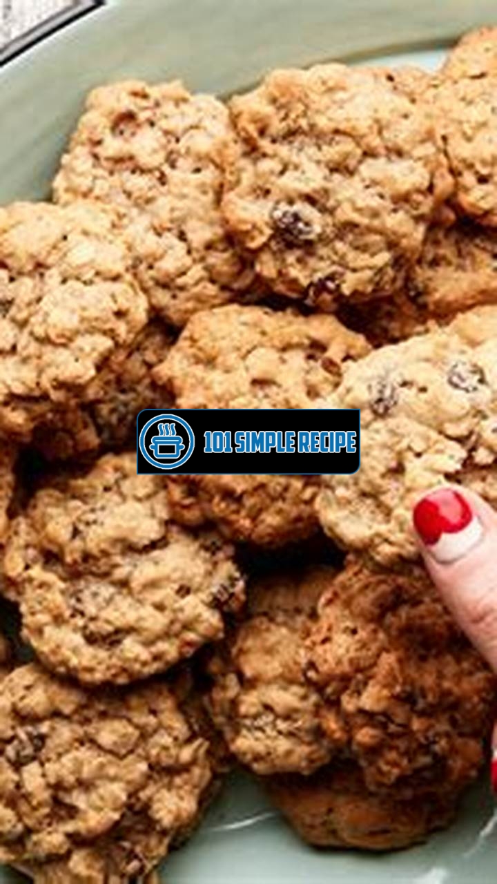 Delicious Oatmeal Raisin Cookies Recipe with Quaker Oats | 101 Simple Recipe