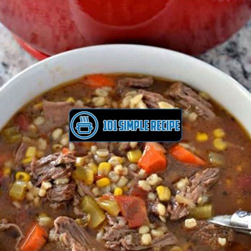 Old Fashioned Beef Barley Soup Pioneer Woman | 101 Simple Recipe