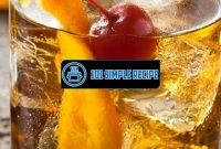Old Fashioned Cocktail Recipe With Simple Syrup | 101 Simple Recipe