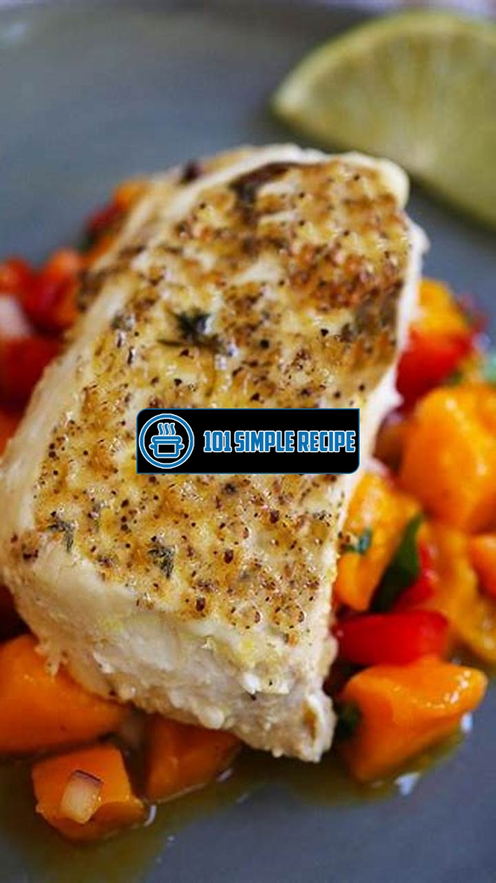 One Pan Mediterranean Baked Halibut Recipe with Vegetables | 101 Simple Recipe