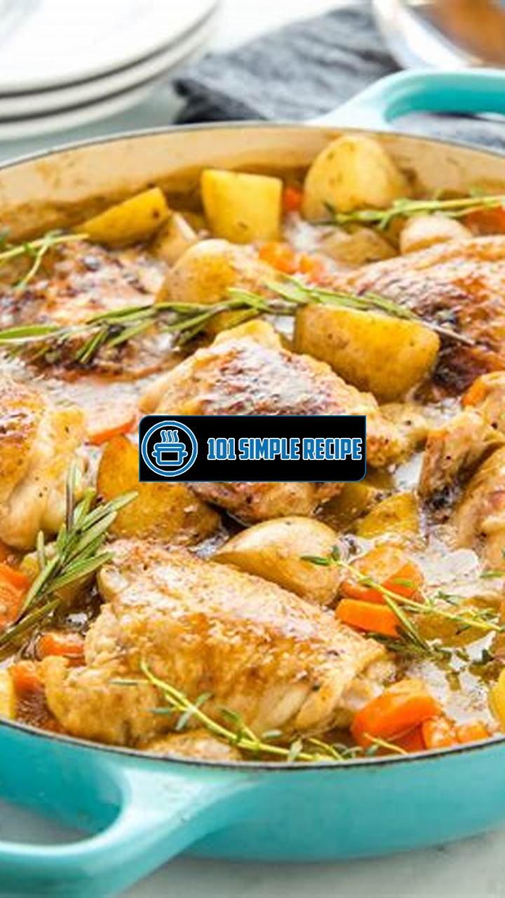Delicious One Pot Chicken Dinner Ready in the Oven | 101 Simple Recipe