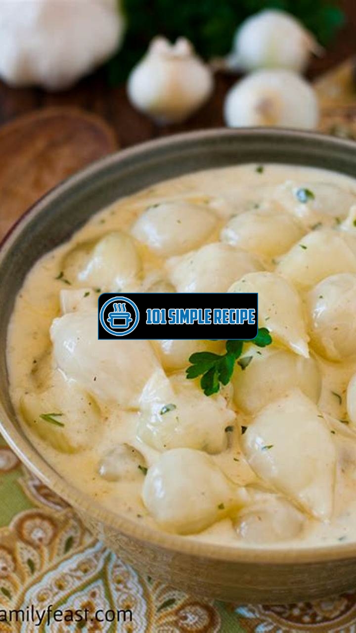 A Deliciously Creamy Onion Sauce to Elevate Your Dishes | 101 Simple Recipe