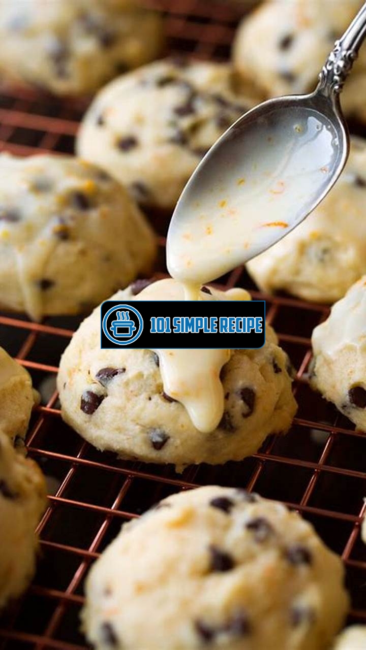 Irresistible Orange Chocolate Chip Ricotta Cookies | 101 Simple Recipe