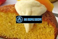 Deliciously Moist Orange Cornmeal Cake Recipe | 101 Simple Recipe
