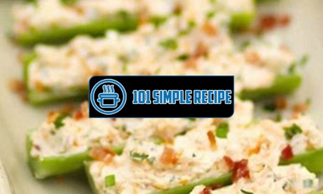 Outrageously Delicious Stuffed Celery: A Taste Explosion! | 101 Simple Recipe
