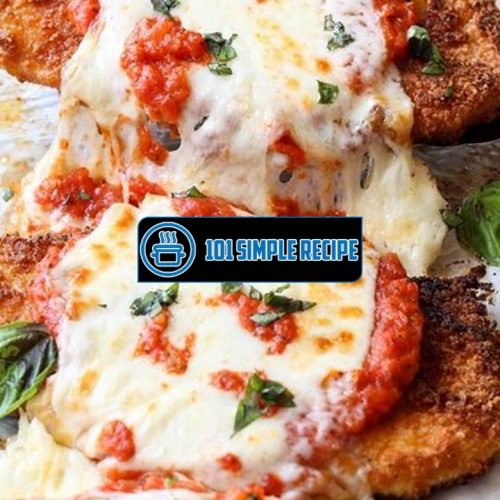 Delicious Oven Baked Chicken Parmesan Without Eggs | 101 Simple Recipe