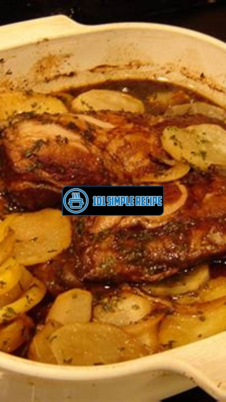 Oven Baked Pork Chops with Potatoes and Onions | 101 Simple Recipe