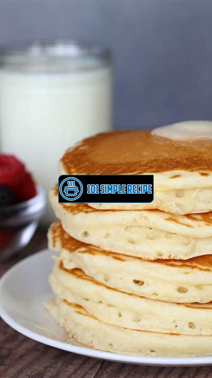 Create the Fluffiest Pancakes with this Simple Recipe | 101 Simple Recipe