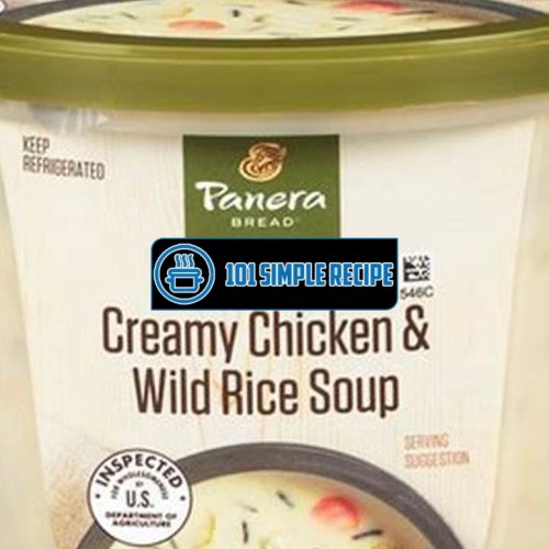Panera Bread Cream Of Chicken And Wild Rice Soup | 101 Simple Recipe