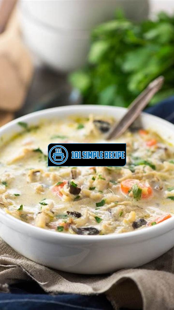 Panera Chicken and Wild Rice Soup Instant Pot | 101 Simple Recipe
