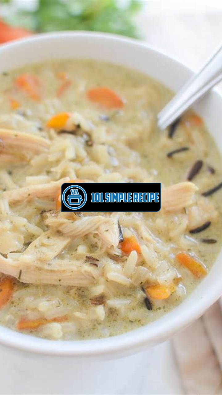 Panera Chicken and Wild Rice Soup Recipe | 101 Simple Recipe