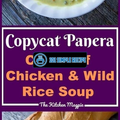Panera Chicken Wild Rice Soup Crock Pot | 101 Simple Recipe