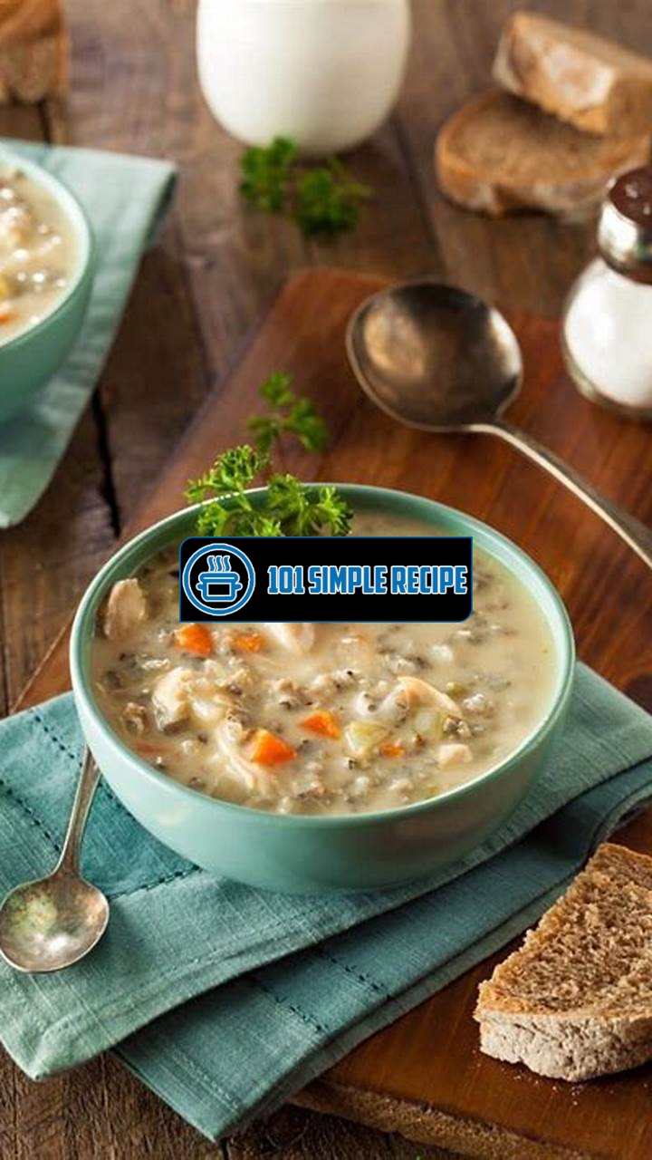 Panera Copycat Chicken and Wild Rice Soup Image | 101 Simple Recipe
