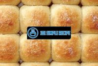 Unleash the Deliciousness of Parker House Rolls with Martha Stewart | 101 Simple Recipe