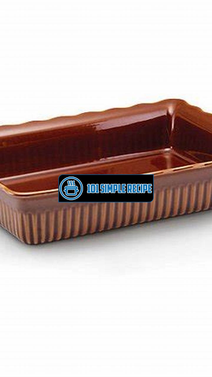 Discover the Perfect Paula Deen 9x13 Baking Dish for Your Recipes | 101 Simple Recipe