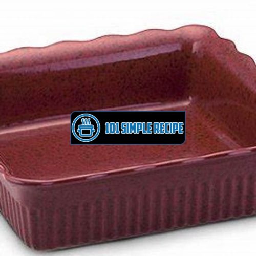 Upgrade Your Baking with Paula Deen's 9x9 Baking Dish | 101 Simple Recipe