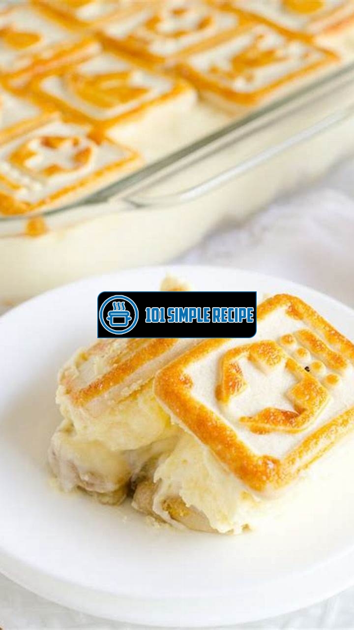 Indulge in the Creamy Delight of Paula Deen's Banana Pudding with Chessmen Cookies | 101 Simple Recipe