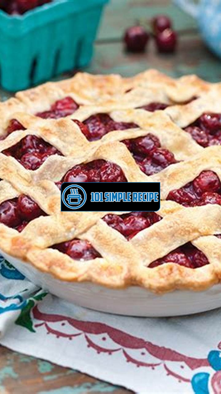Paula Deen Cherry Pie Recipe | 101 Simple Recipe