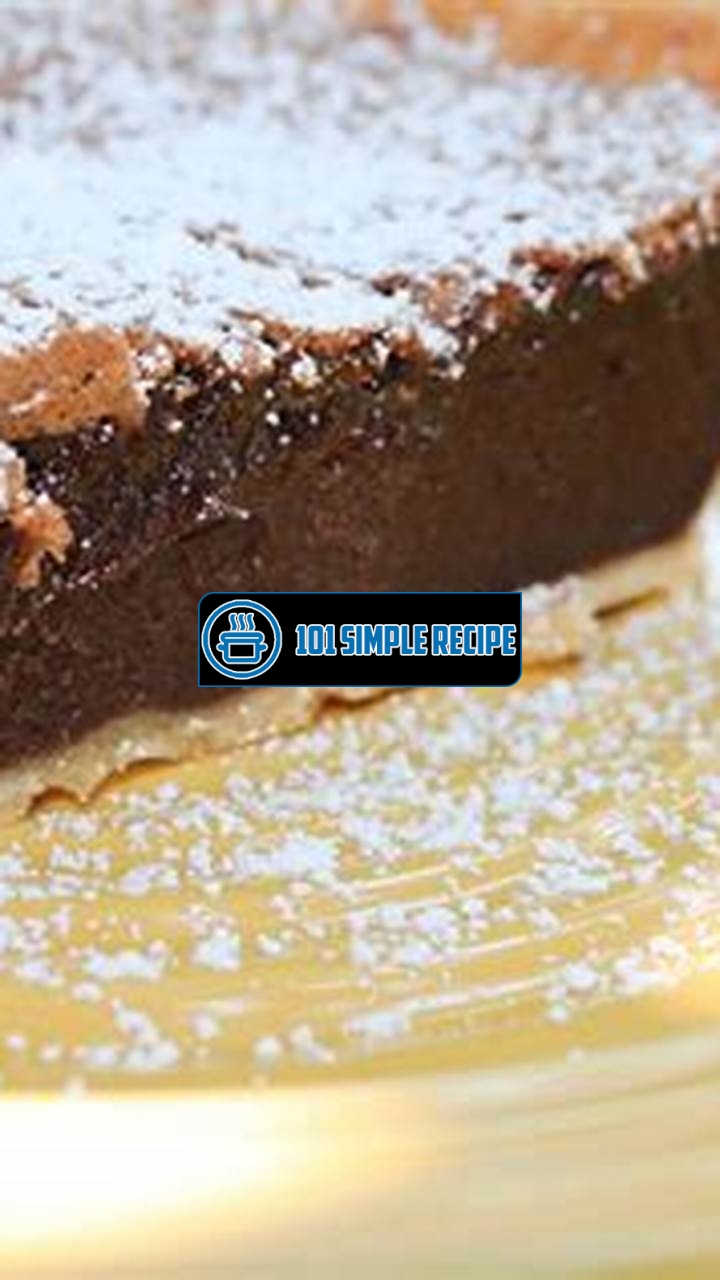 Indulge in Decadence with Paula Deen's Famous Chocolate Fudge Pie | 101 Simple Recipe
