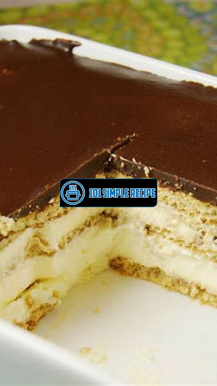 Paula Deen Eclair Cake | 101 Simple Recipe