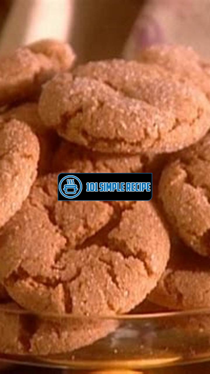 Irresistibly Spicy Paula Deen Ginger Cookies | 101 Simple Recipe