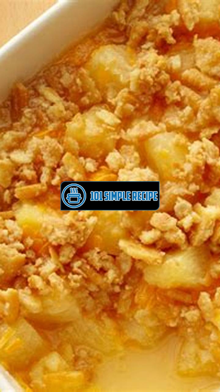 A Mouthwatering Twist on Paula Deen's Pineapple Casserole | 101 Simple Recipe