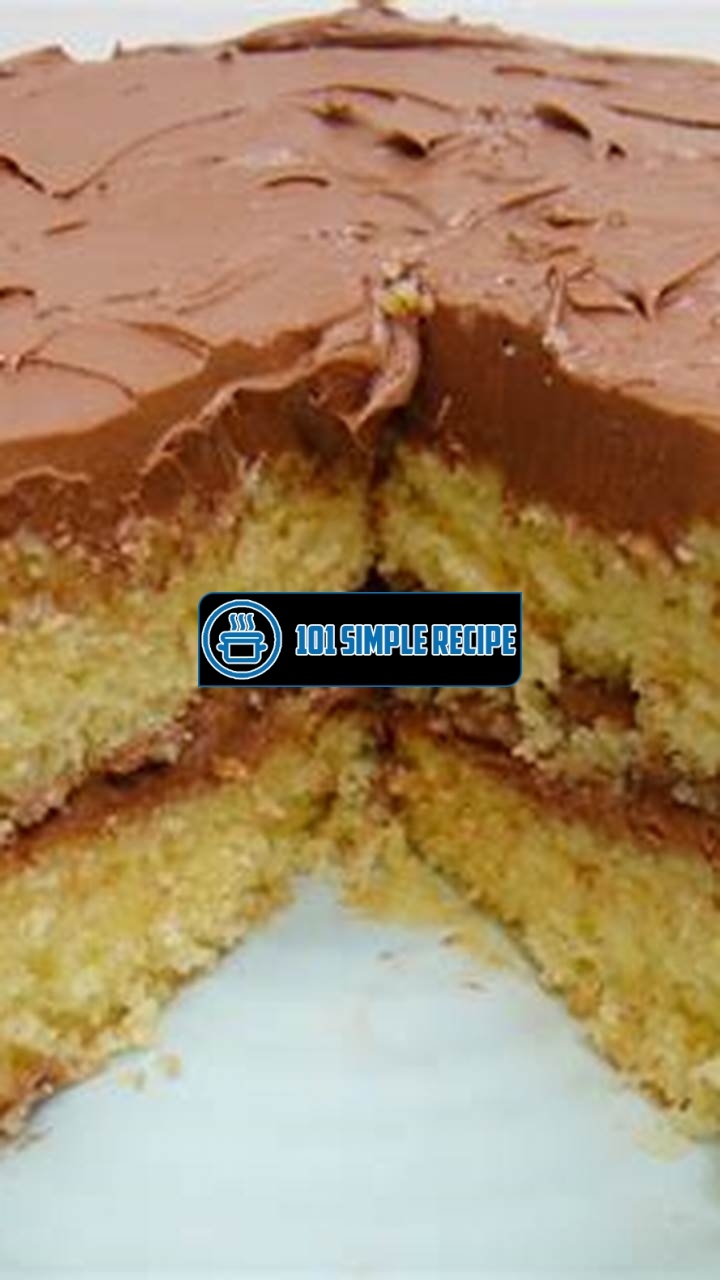 Delicious Paula Deen Yellow Cake Recipe | 101 Simple Recipe
