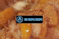 Peach Cobbler Pound Cake Recipe From Scratch | 101 Simple Recipe