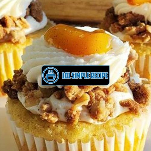 Delicious Peach Cupcakes Made with Canned Peaches | 101 Simple Recipe