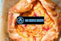 A Delicious Peach Galette Recipe with Puff Pastry | 101 Simple Recipe