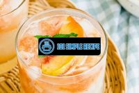 The Refreshing Taste of Homemade Peach Lemonade | 101 Simple Recipe