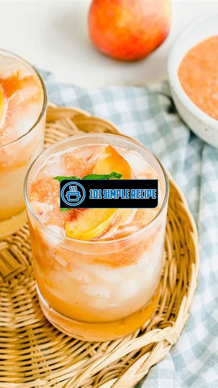 The Refreshing Taste of Homemade Peach Lemonade | 101 Simple Recipe
