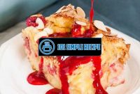 Indulge in a Delectable Peach Melba French Toast Casserole | 101 Simple Recipe