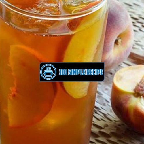 Delicious Peach Tea Recipe for Refreshing Summer Sips | 101 Simple Recipe