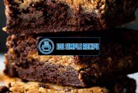 Decadent Peanut Butter Brownie Recipe | 101 Simple Recipe