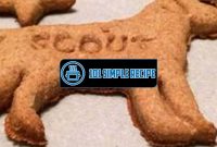 Make Your Pup Happy with Peanut Butter Dog Biscuits | 101 Simple Recipe