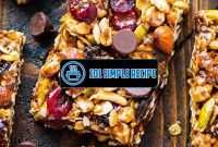 Peanut Butter Granola Bars Recipe Today Show | 101 Simple Recipe