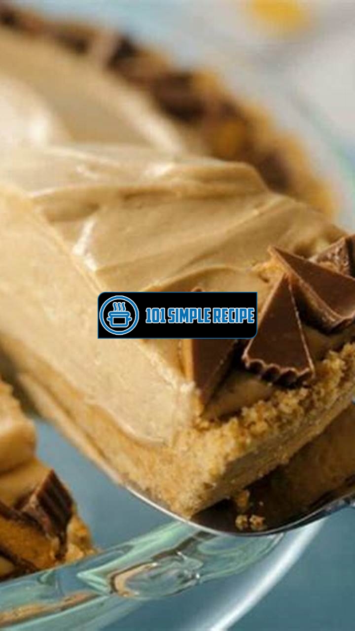 Irresistible Peanut Butter Pie Recipe by Paula Deen | 101 Simple Recipe