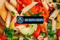 Delicious Vegetarian Penne Pasta Recipes | 101 Simple Recipe