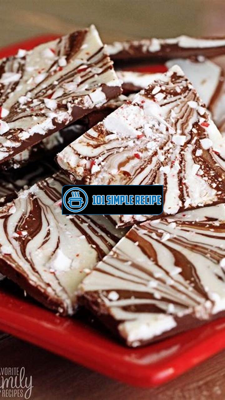 Irresistible Peppermint Bark Recipe with White Chocolate | 101 Simple Recipe