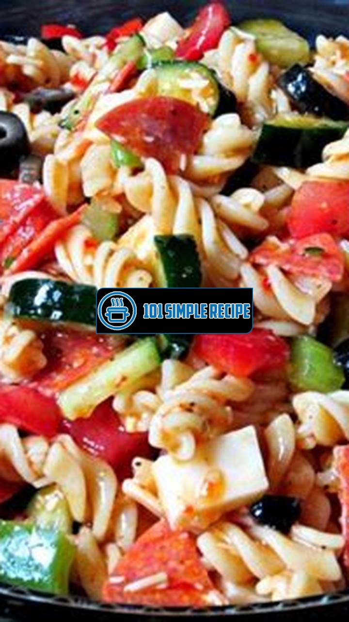 Delicious and Flavorful Pepperoni Pasta Salad Recipe | 101 Simple Recipe